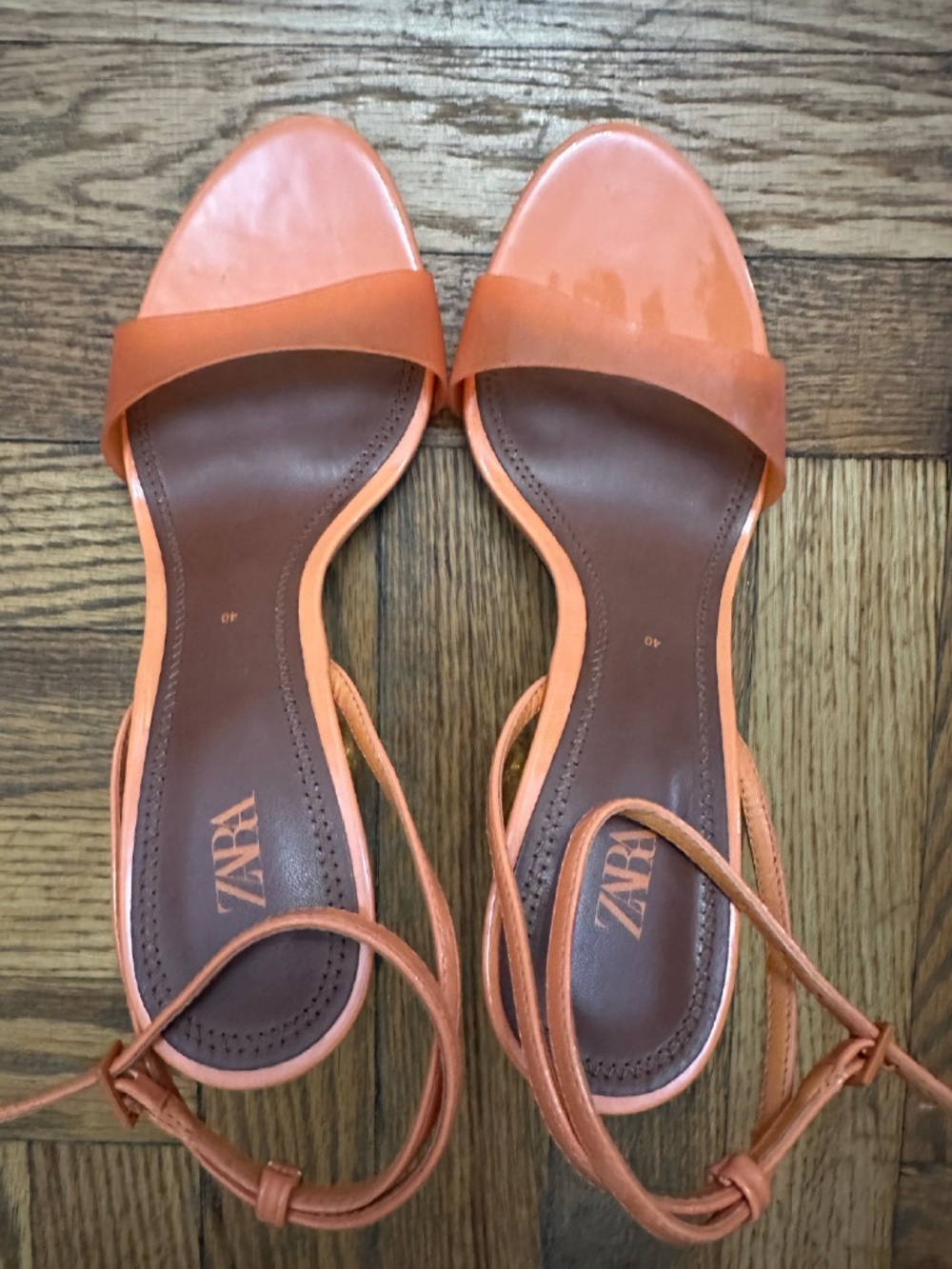 Zara Orange Heels - Picture 2 of 8